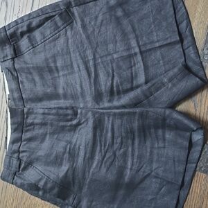 J. Crew Black Linen Shorts